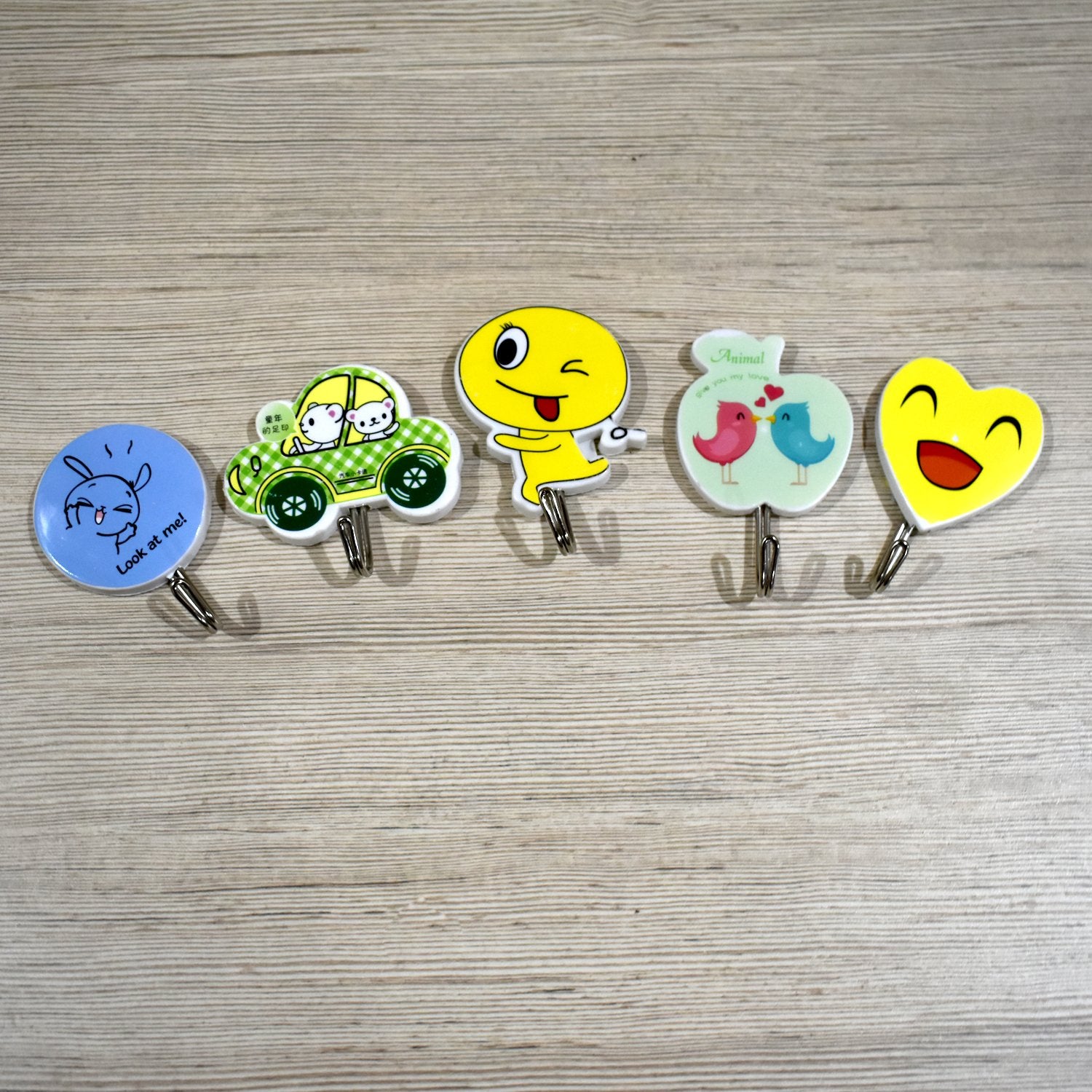 4728 Plastic Self-adhesive Kitchen 3pc Hooks 4728 Plastic Self-adhesive Kitchen 3pc Hooks